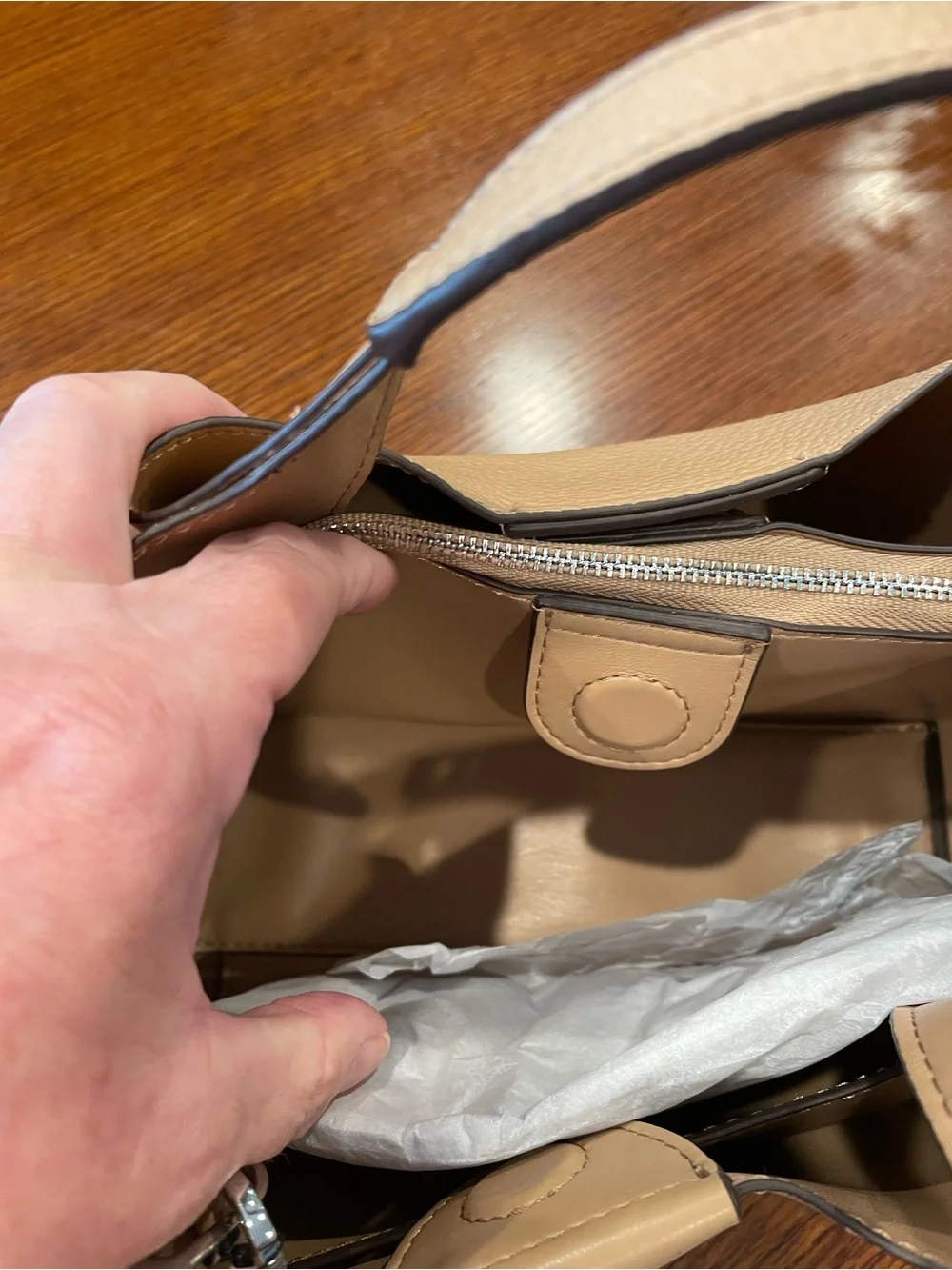 DKNY Willa Mini Leather Satchel with Detachable Strap